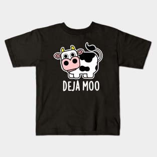 Deja Poo Cute Cow Poop Pun Kids T-Shirt